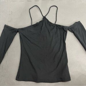 Elegant Black Off-Shoulder Top